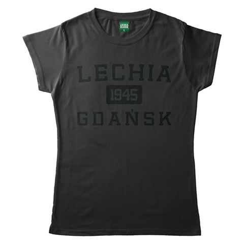 Obrazek Koszulka Lechii Gdańsk 3D czarna damska