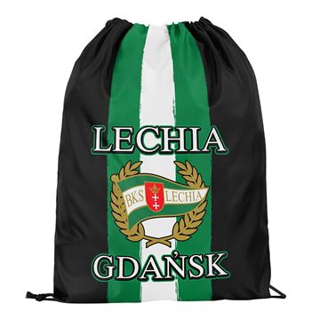 Obrazek Worek/Plecak Lechii Gdańsk czarny Herb