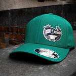 Obrazek Czapka Flexfit Lechia Gdańsk Herb zielona dziecięca