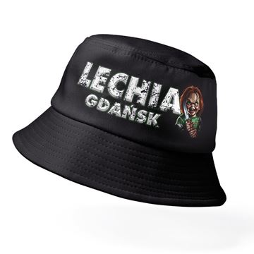 Obrazek Czapka rybaczka bucket Lechia Gdańsk czarna