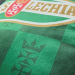 Obrazek Poduszka Lechii Gdańsk Herb II welurowa