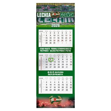 Obrazek Kalendarz 2026 Lechia Gdańsk