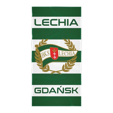 Obrazek Ręcznik Lechia Gdańsk Pasiak