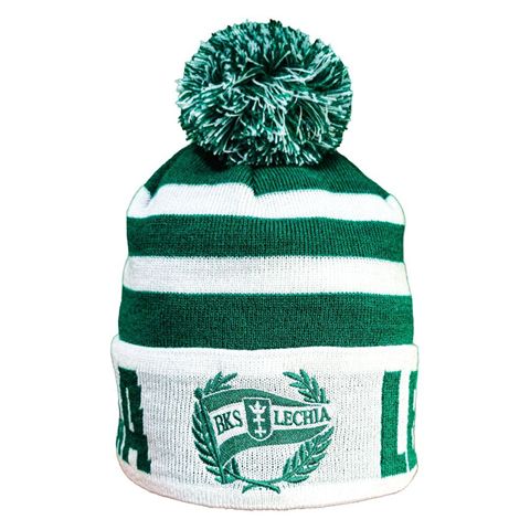 Obrazek Czapka zimowa z pomponem Pasiak