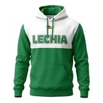 Obrazek Bluza z kapturem Lechia Gdańsk Biało Zielona