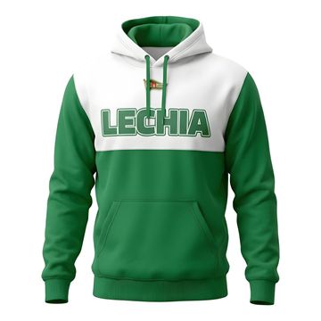 Obrazek Bluza z kapturem Lechia Gdańsk Biało Zielona