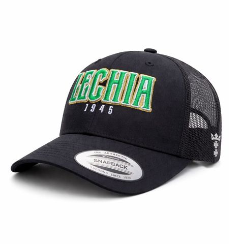 Obrazek Czapka Flexfit trucker Lechia Gdańsk haft 3D