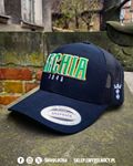 Obrazek Czapka Flexfit trucker Lechia Gdańsk haft 3D