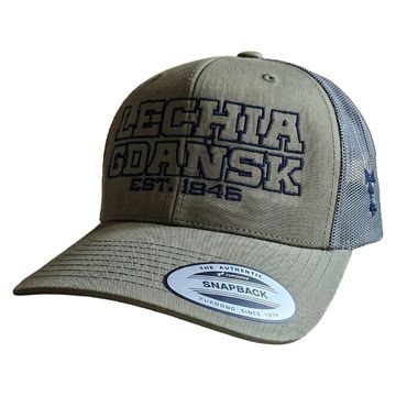 Obrazek Czapka Flexfit Lechia Gdańsk Khaki